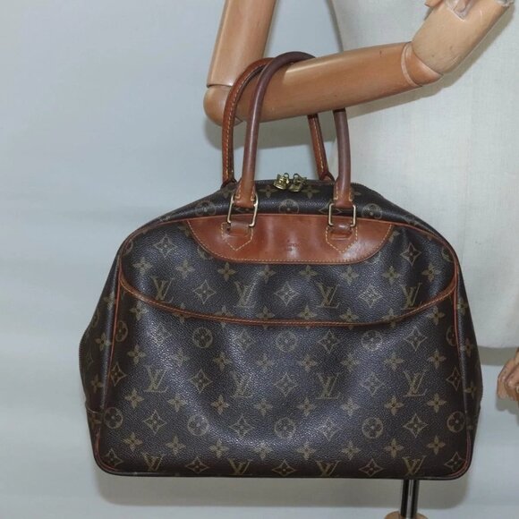 LOUIS VUITTON Monogram Deauville Hand Bag LV Auth - Picture 14 of 16
